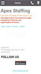 Mobile Screenshot of apexstaffingny.com